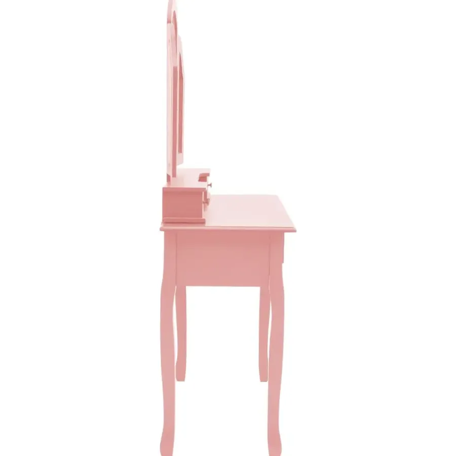 Kaptafels-vidaXL - Kaptafel - Roze - Hout