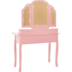 Kaptafels-vidaXL - Kaptafel - Roze - Hout