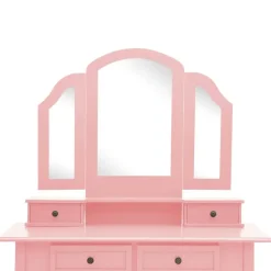 Kaptafels-vidaXL - Kaptafel - Roze - Hout