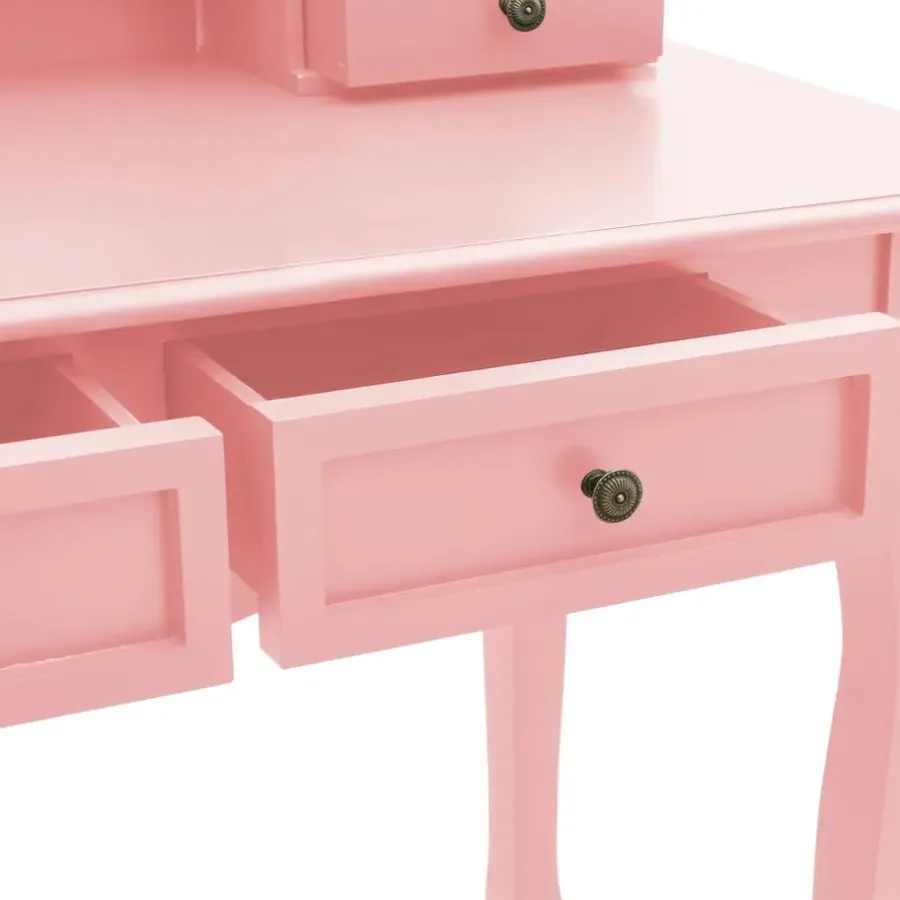 Kaptafels-vidaXL - Kaptafel - Roze - Hout