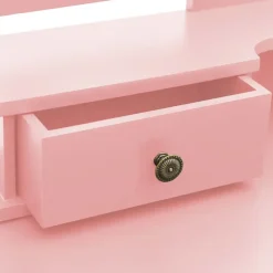 Kaptafels-vidaXL - Kaptafel - Roze - Hout