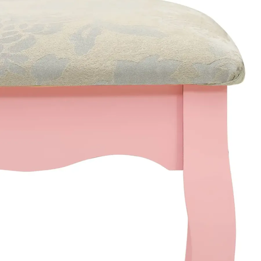 Kaptafels-vidaXL - Kaptafel - Roze - Hout