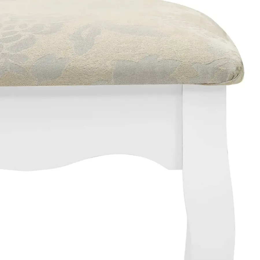 Kaptafels-vidaXL - Kaptafel - Wit - Hout