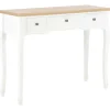 Kaptafels-vidaXL - Kaptafel - Wit - Hout