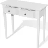 vidaXL - Kaptafel - Wit - Hout