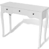 Kaptafels-vidaXL - Kaptafel - Wit - Hout