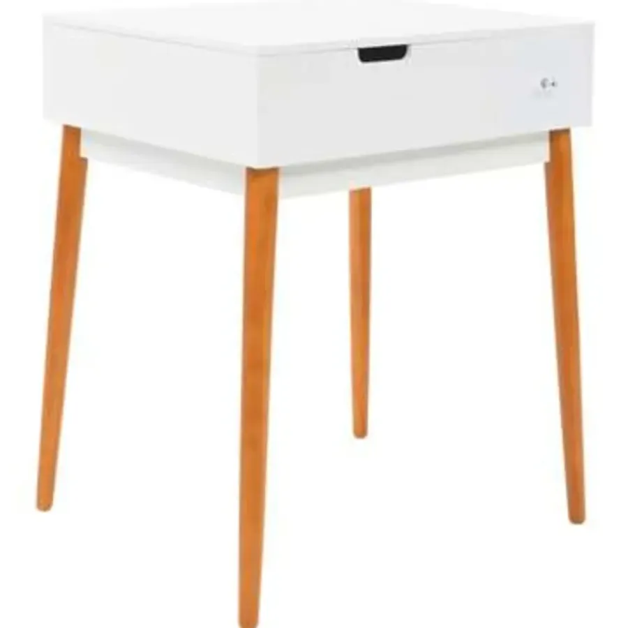 vidaXL - Kaptafel - Wit - MDF