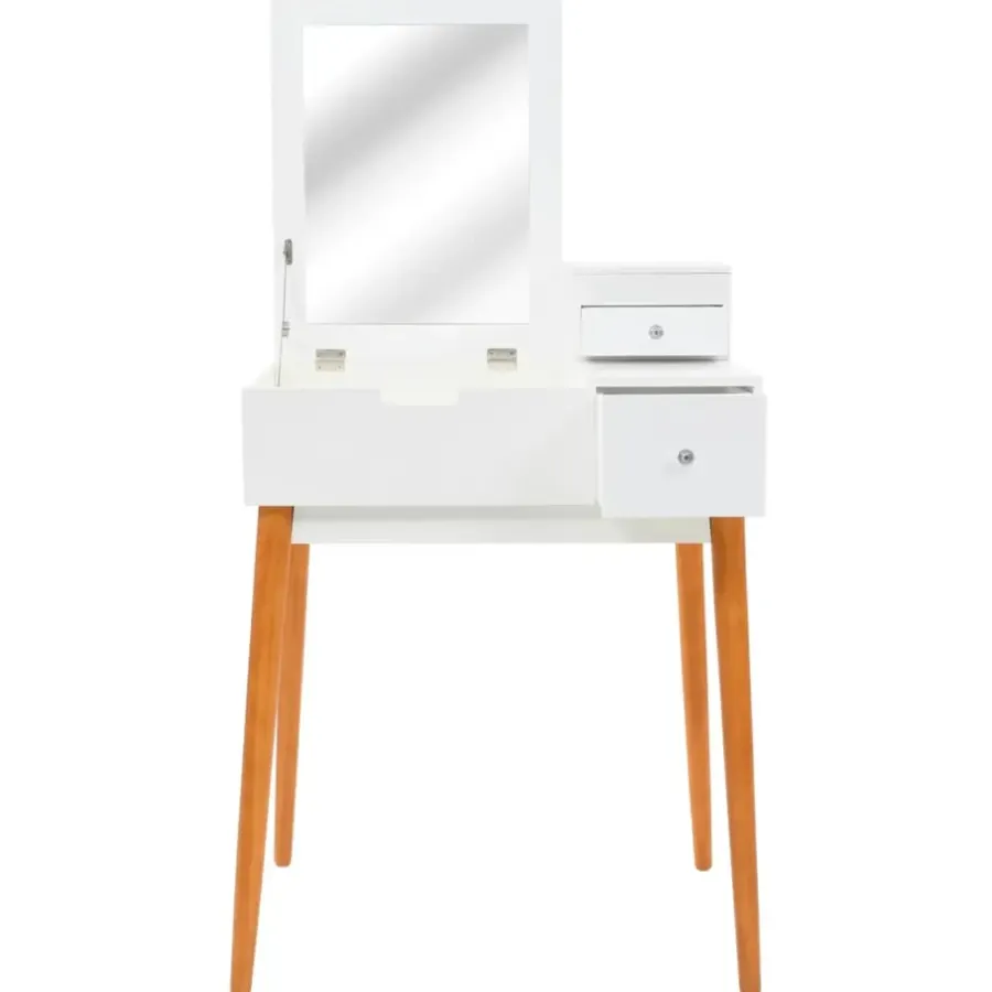 vidaXL - Kaptafel - Wit - MDF