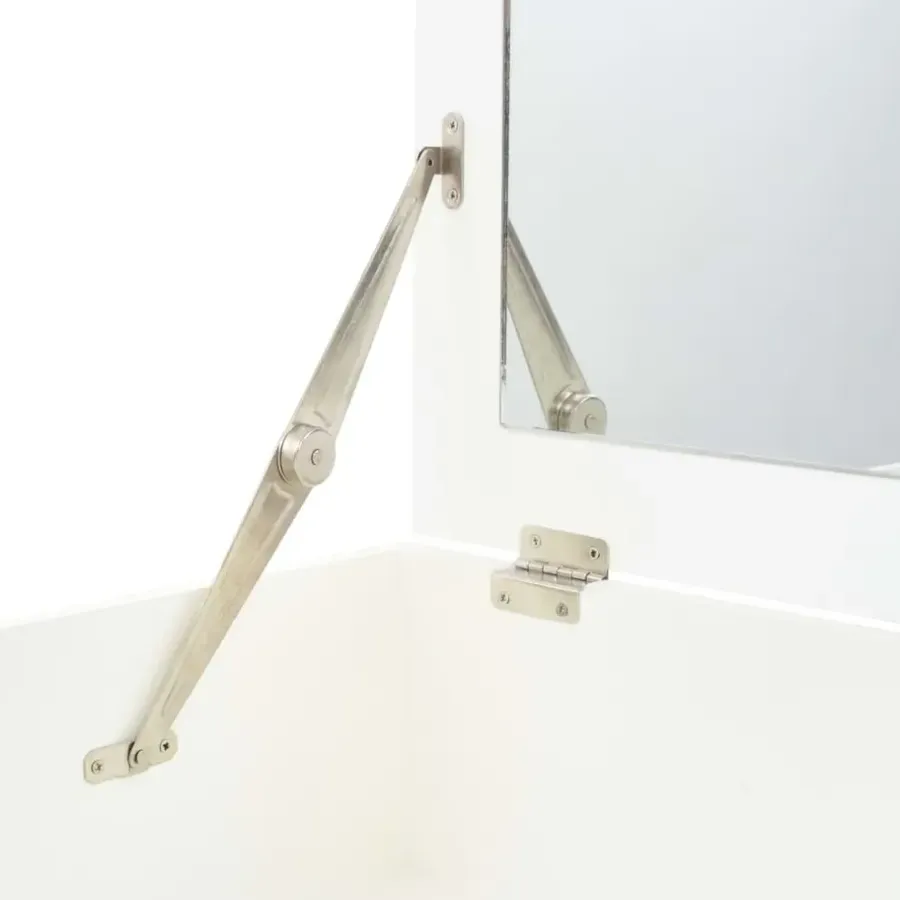 vidaXL - Kaptafel - Wit - MDF
