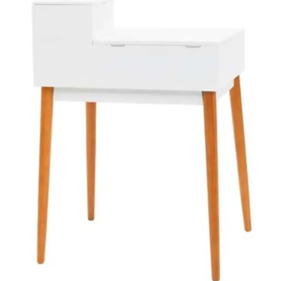 vidaXL - Kaptafel - Wit - MDF