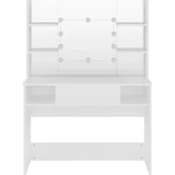 vidaXL - Kaptafel - Wit - MDF
