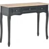 Kaptafels-vidaXL - Kaptafel - Zwart - Hout