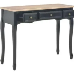 Kaptafels-vidaXL - Kaptafel - Zwart - Hout
