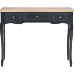 Kaptafels-vidaXL - Kaptafel - Zwart - Hout