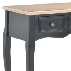 Kaptafels-vidaXL - Kaptafel - Zwart - Hout