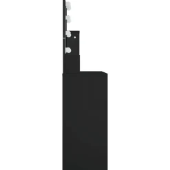 vidaXL - Kaptafel - Zwart - Bewerkt hout