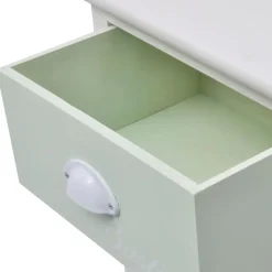 Ladekasten|Ladekasten-vidaXL - Kast - Wit - Hout - 38 x 28 x 86.5 cm