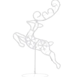 Kerstverlichting-vidaXL - Kerst Rendier En Slee - Cold white