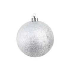 vidaXL - Kerstbal - Zilver - Kunststof - 100 stuks