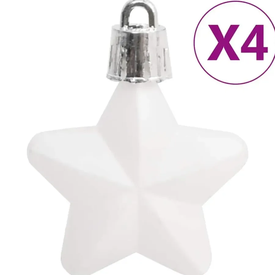 Kerstdecoratie-vidaXL - Kerstballenset - Multikleur - Polystyreen
