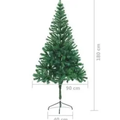 vidaXL - Kerstboom - Groen - 180 x 90 cm