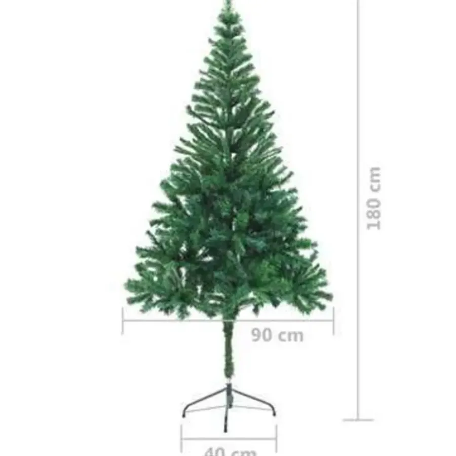 vidaXL - Kerstboom - Groen - 180 x 90 cm