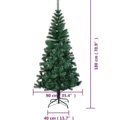 vidaXL - Kerstboom - Groen - 180 x 90 cm