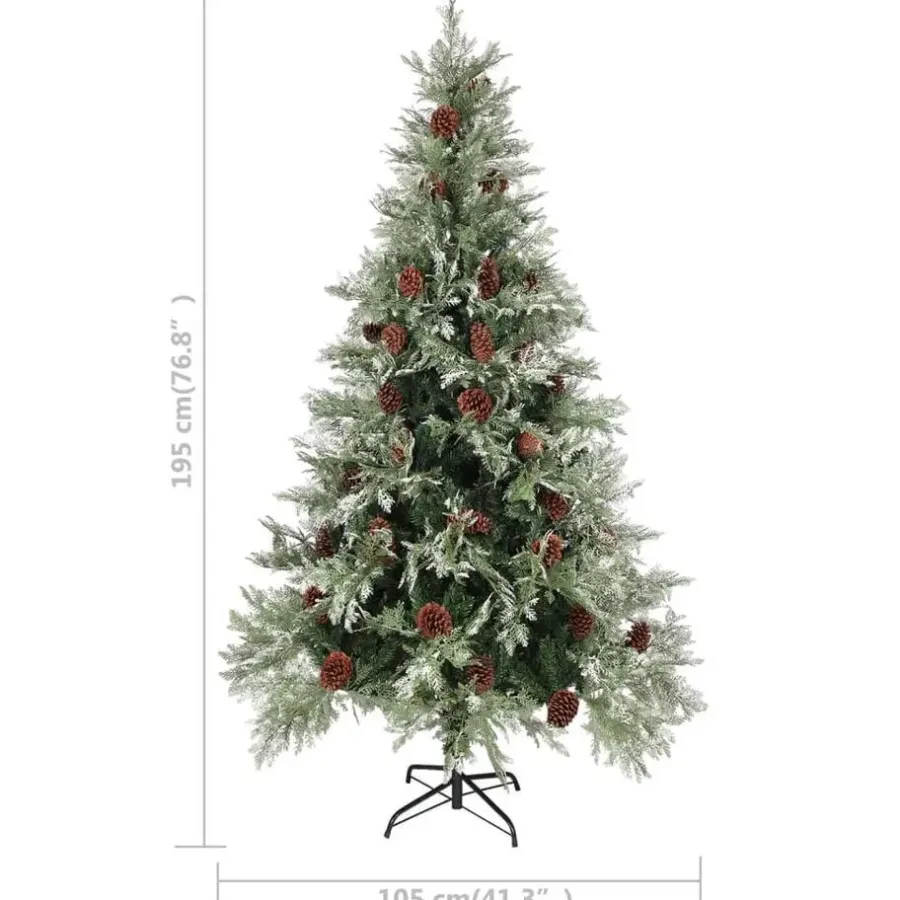 Kerstbomen-vidaXL - Kerstboom - Groen - 195 x 105 cm