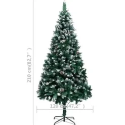 vidaXL - Kerstboom - Groen - 210 x 120 cm