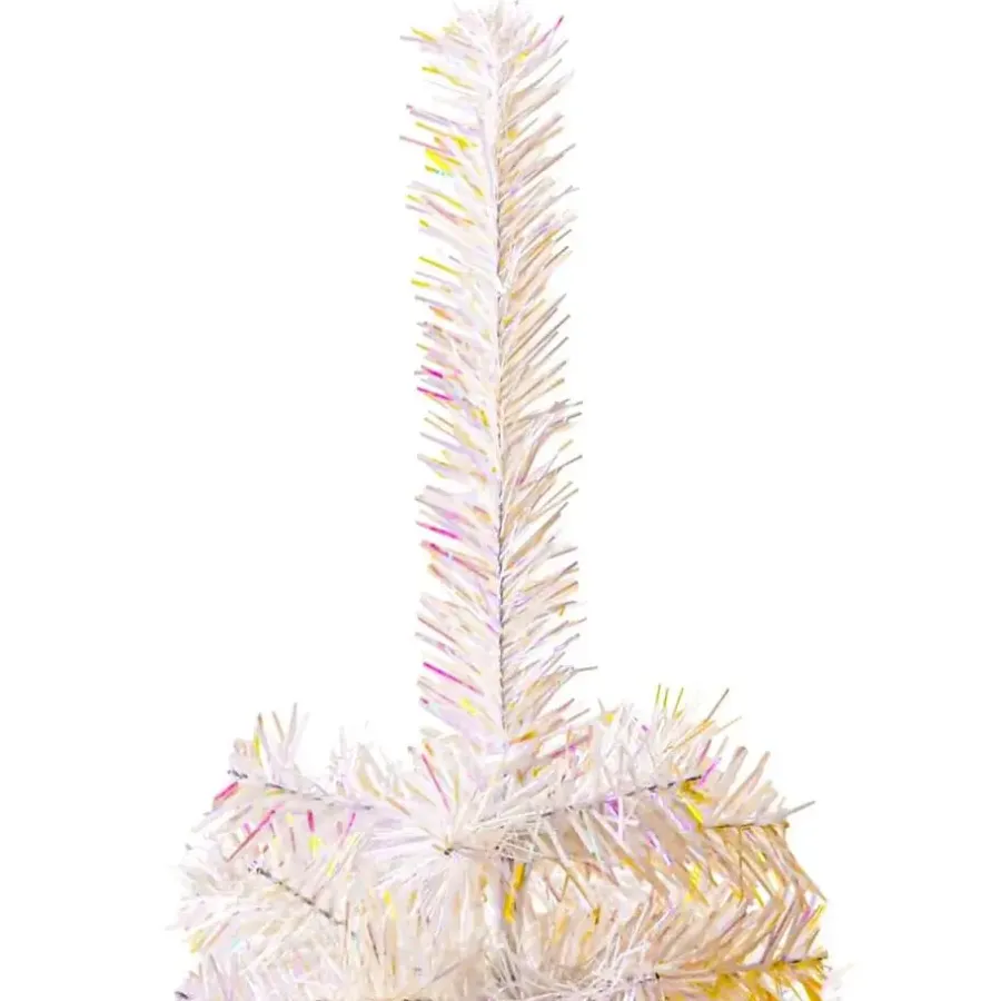 Kerstbomen-vidaXL - Kerstboom - Wit - 240 x 120 cm