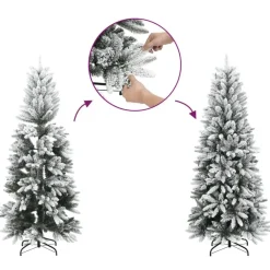 vidaXL - Kerstboom - Wit - 120 cm