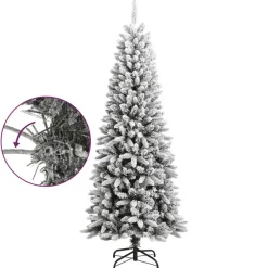 vidaXL - Kerstboom - Wit - 180 cm