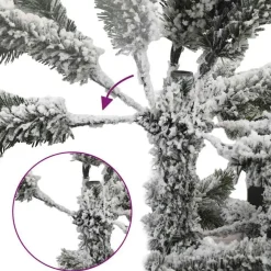 vidaXL - Kerstboom - Wit - PVC