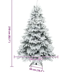 vidaXL - Kerstboom - Wit - PVC