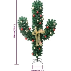 vidaXL - Kerstcactus - Groen - 180 cm