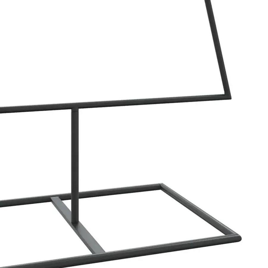 Kerstbomen-vidaXL - Kerstdecoratie kerstboom 65x60x150 cm - Zwart - Staal