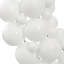 vidaXL - Kerstkrans - Wit - Polystyreen