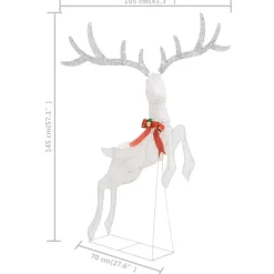 Kerstverlichting-vidaXL - Kerstrendier - White