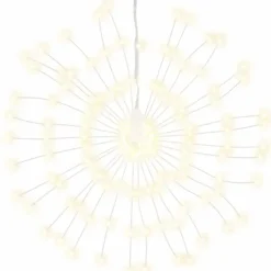 vidaXL - Kerstverlichting - Warm white - 8 stuks