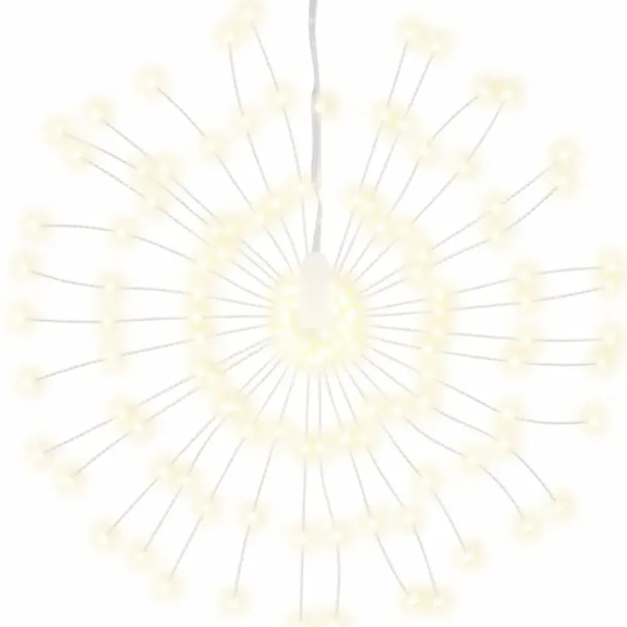 vidaXL - Kerstverlichting - Warm white - 8 stuks