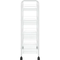 vidaXL - Keukentrolley - Wit - IJzer - 46 x 26 x 85 cm
