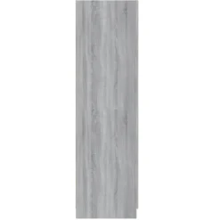 vidaXL - Kledingkast - Grijs - Bewerkt hout