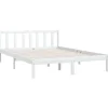vidaXL - Klein Tweepersoonsbed frame - Wit - Massief grenenhout - 140x200 cm