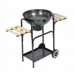 vidaXL - Kolenbarbecue - Zwart - Metaal