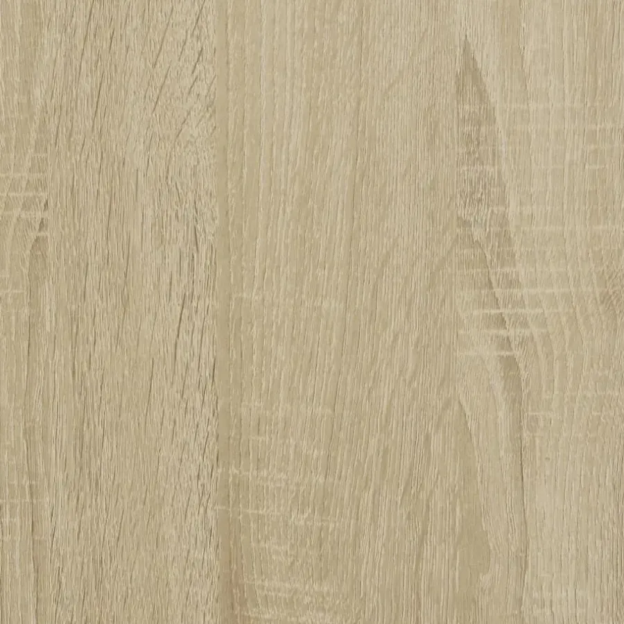 Hoge Kasten-vidaXL - Kolomkast met 2 deuren 2 vakken - Sonoma eiken - Hout - 30.5x30x179 cm