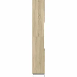vidaXL - Kolomkast met 2 deuren 2 vakken - Sonoma eiken - Hout - 30x30x190 cm