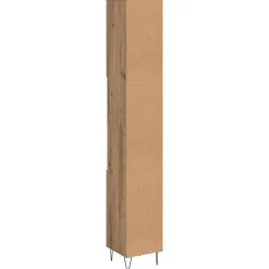 vidaXL - Kolomkast met 2 deuren 2 vakken - Artisan eiken - Hout - 30x30x190 cm