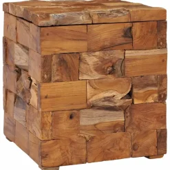 vidaXL - Kruk - Bruin - Hout