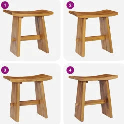 Krukjes-vidaXL - Kruk - Bruin - Hout