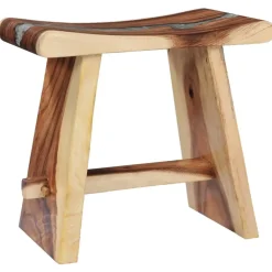 vidaXL - Kruk - Multikleur - Hout